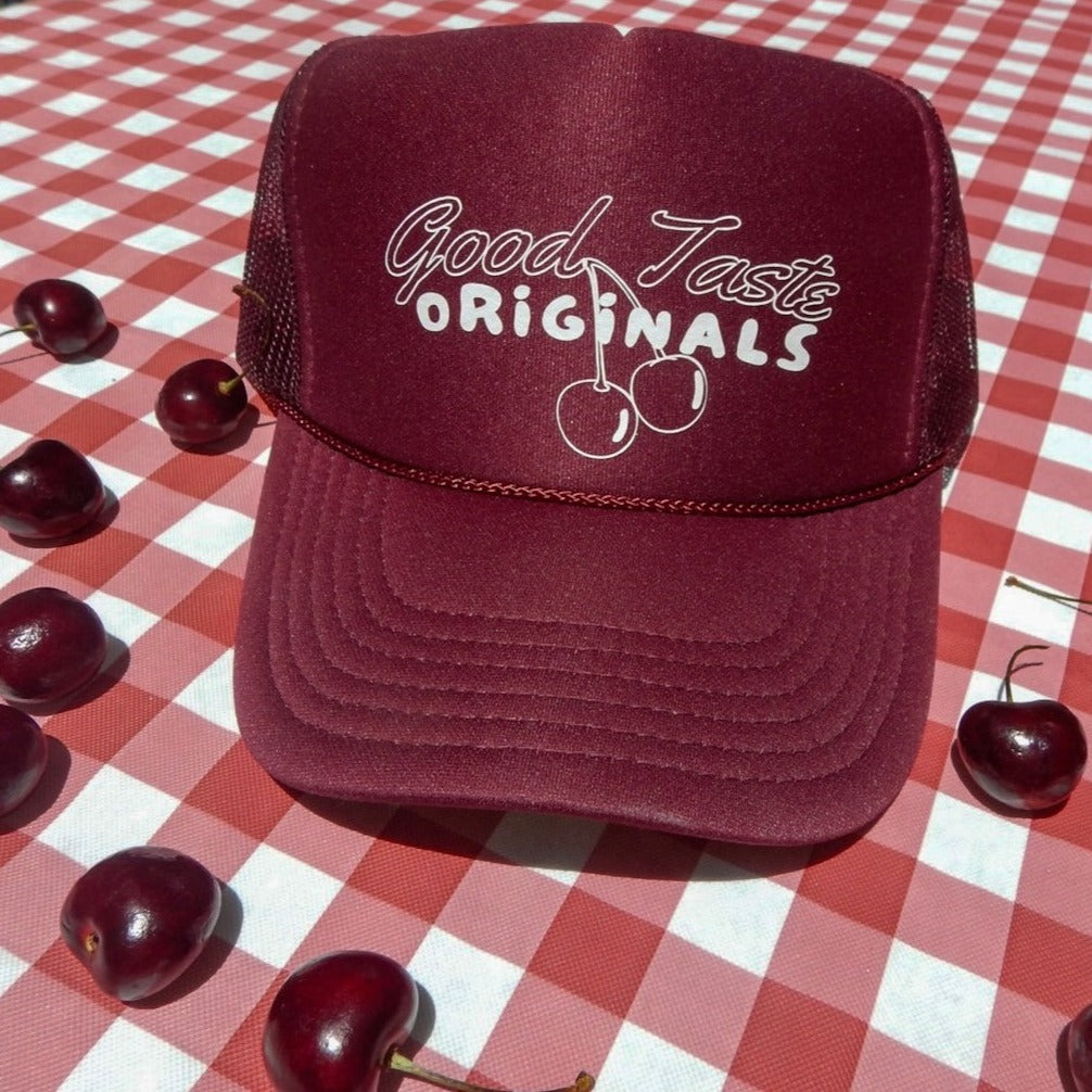 The Cherry Trucker Hat