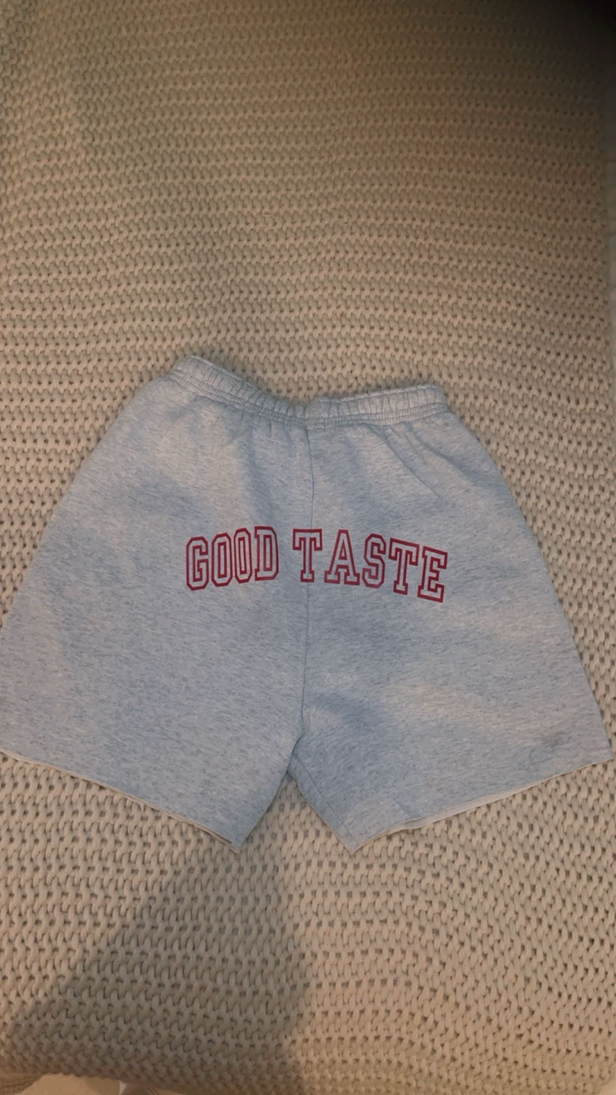 Y2K CHERRY SWEAT SHORTS