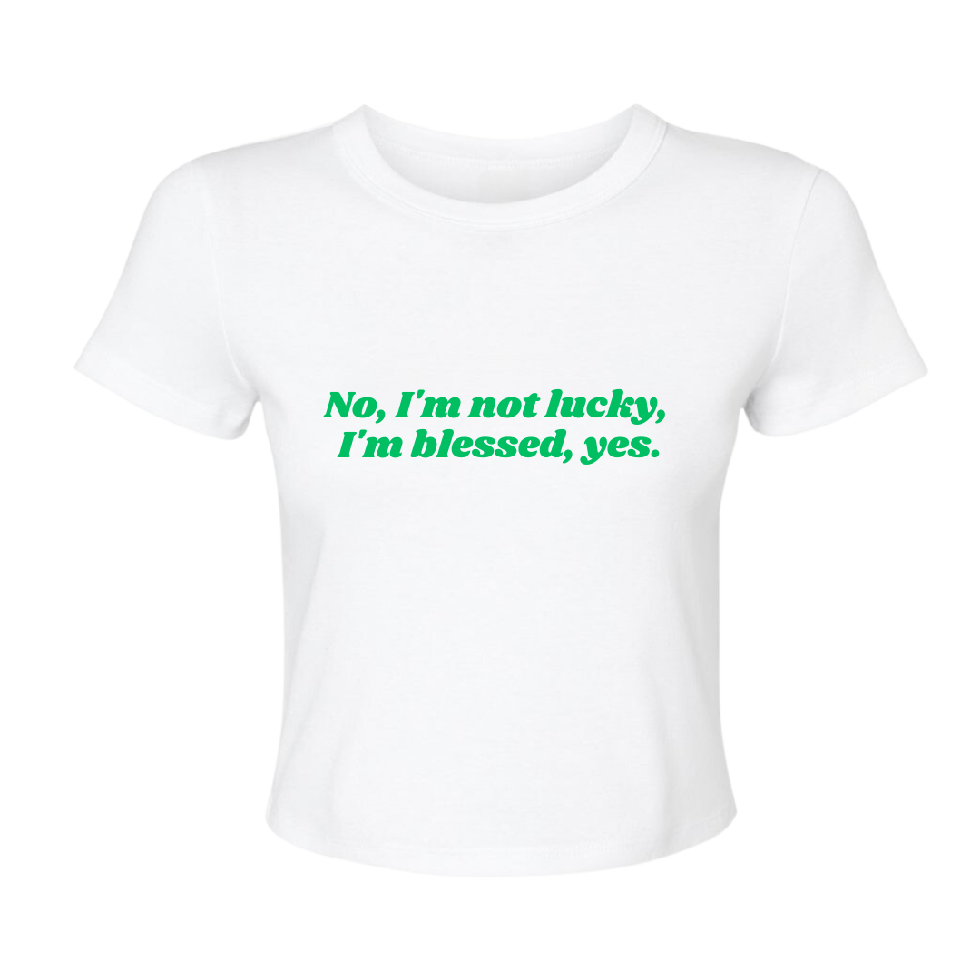 Y2K GIRL ST. PATRICK'S BABY TEE