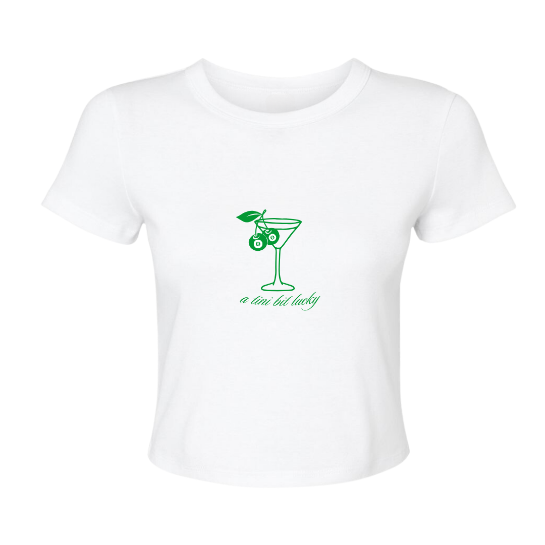 TINI BIT LUCKY Y2K BABY TEE