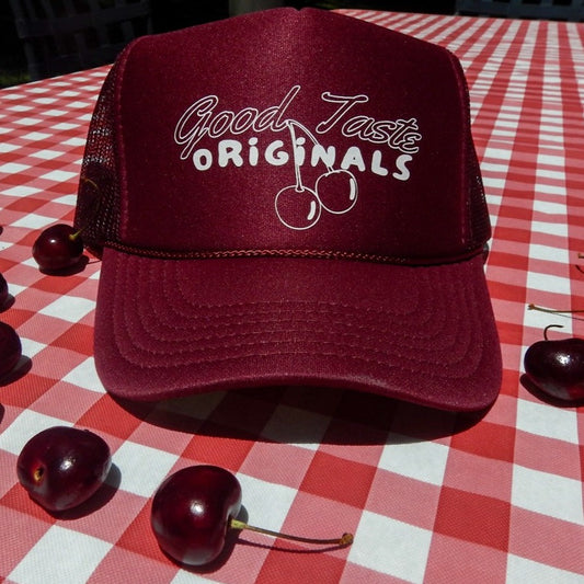 The Cherry Trucker Hat