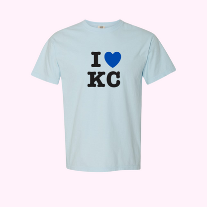 I Heart KC Cute Trendy Kansas City Baseball T-Shirt