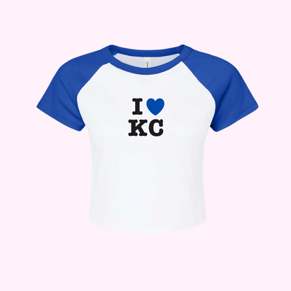 I Heart KC Cute Trendy Kansas City Baseball T-Shirt