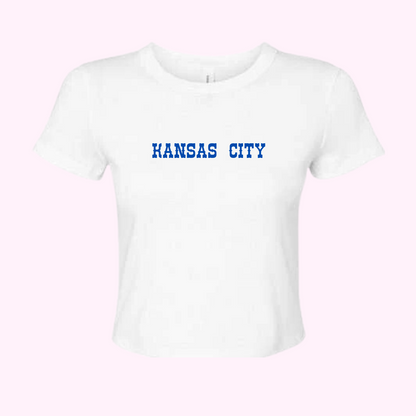 Kansas City Cowgirl Vibe Cute Trendy Kansas City Baseball T-Shirt