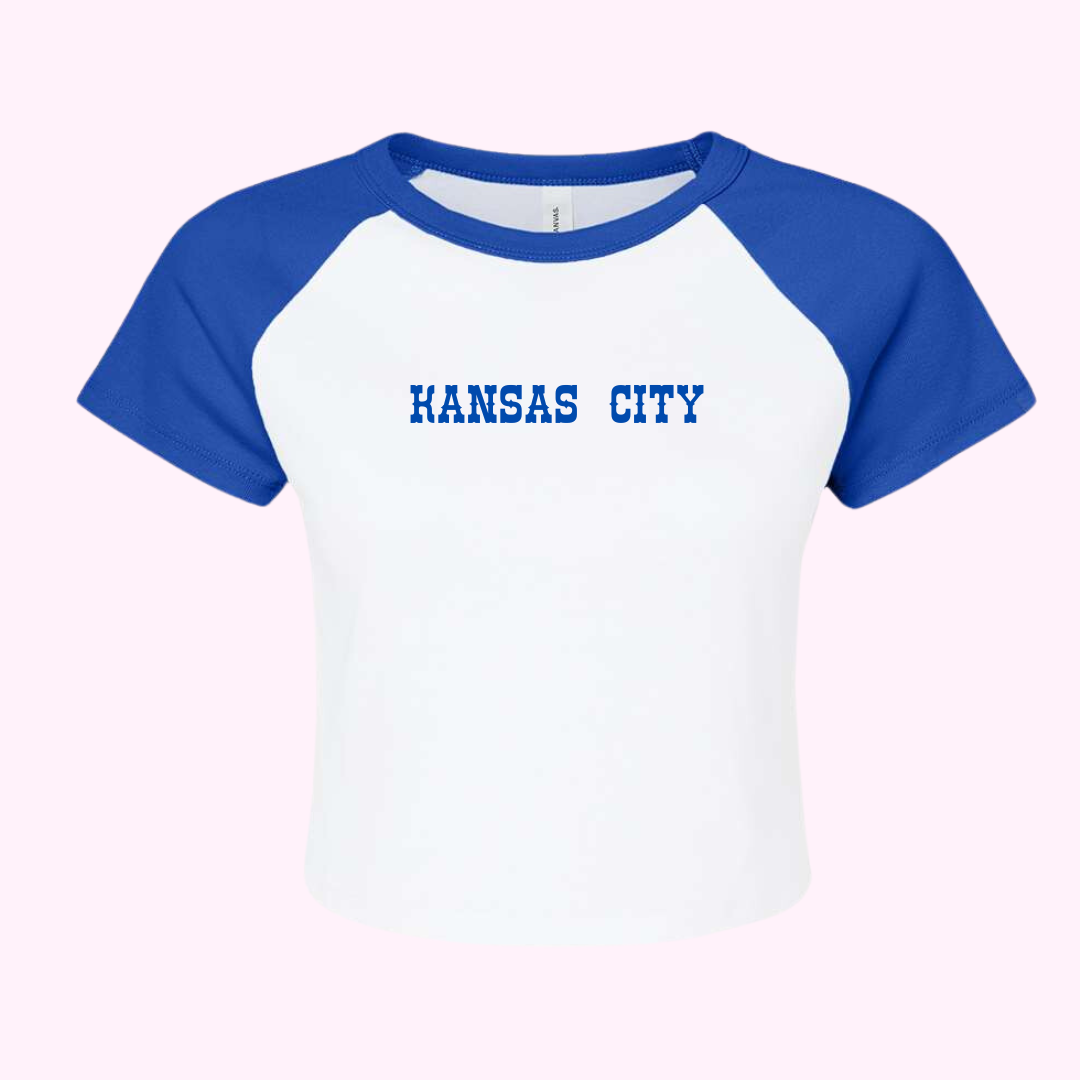 Kansas City Cowgirl Vibe Cute Trendy Kansas City Baseball T-Shirt