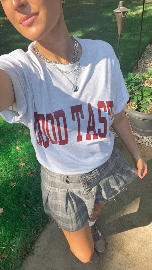 VARSITY GOOD TASTE TEE