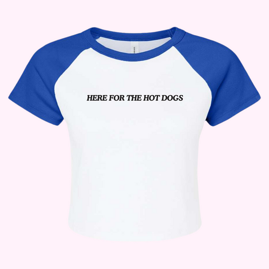 Here For The Hot Dogs Cute Trendy Shirt