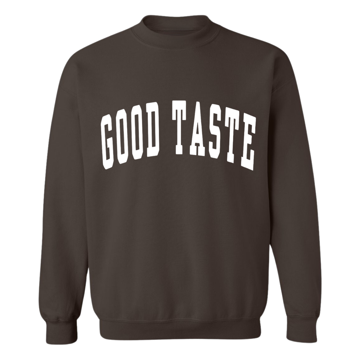 VARSITY GOOD TASTE CREWNECK SWEATSHIRT