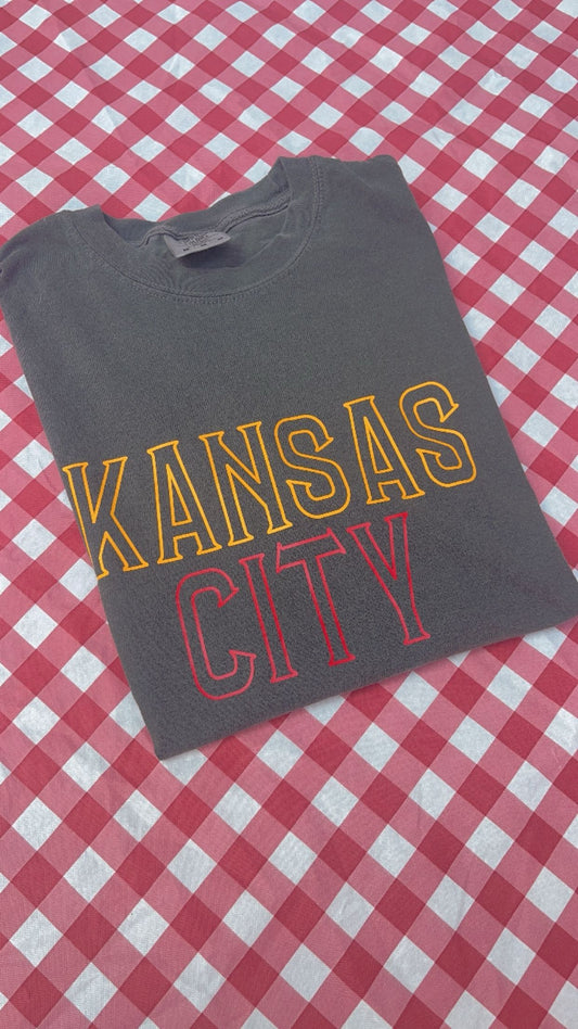 KANSAS CITY FOOTBALL VINTAGE BAND TEE