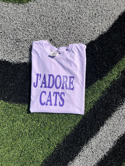 J'ADORE CATS TEE